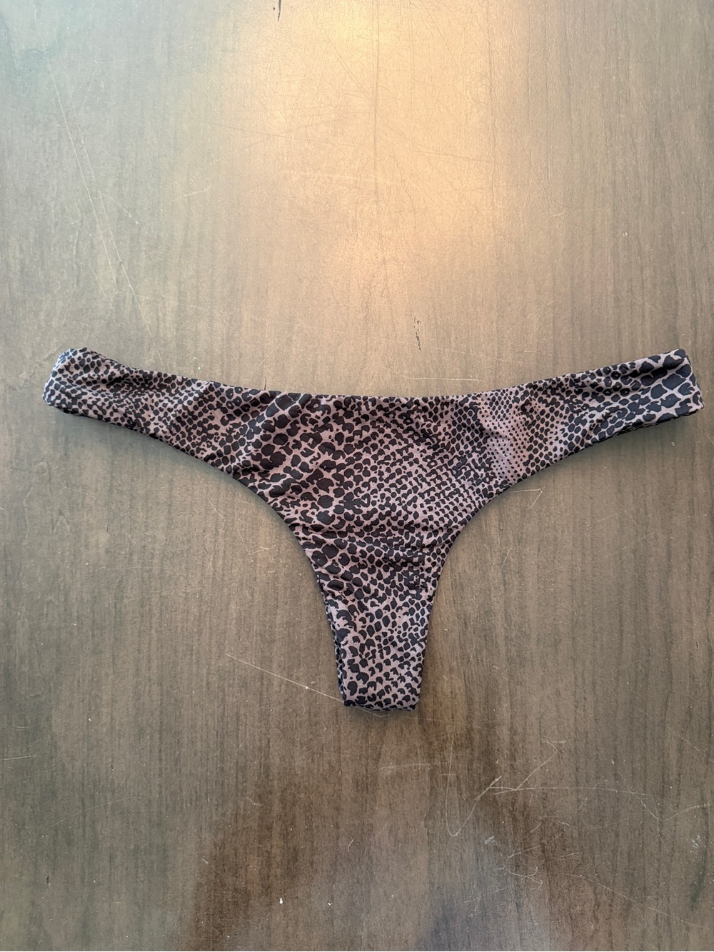 ACACIA Snake Lining Ho‘okipa Bikini Bottom Size S
